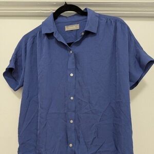 Everlane The Boxy Shirt in Washable Silk